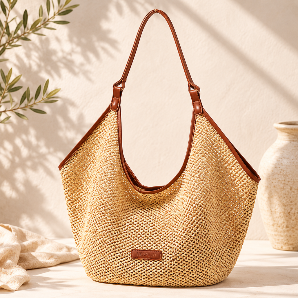 Nora | La Bolsa Hobo de Tejido Abierto
