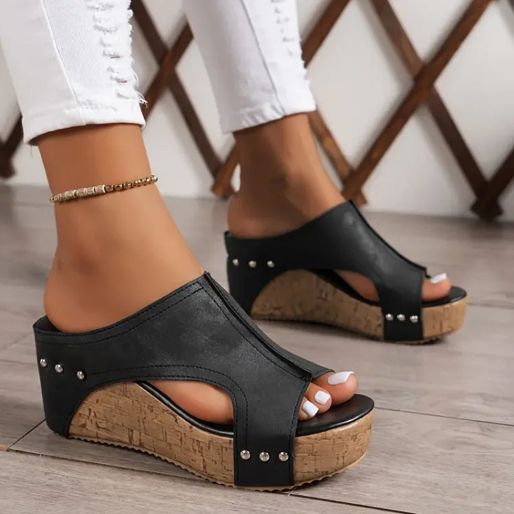 Melissa | Sandalias de cuña cómoda