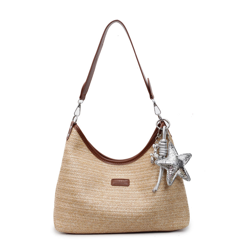 El Bolso de Hombro Boho a Rayas