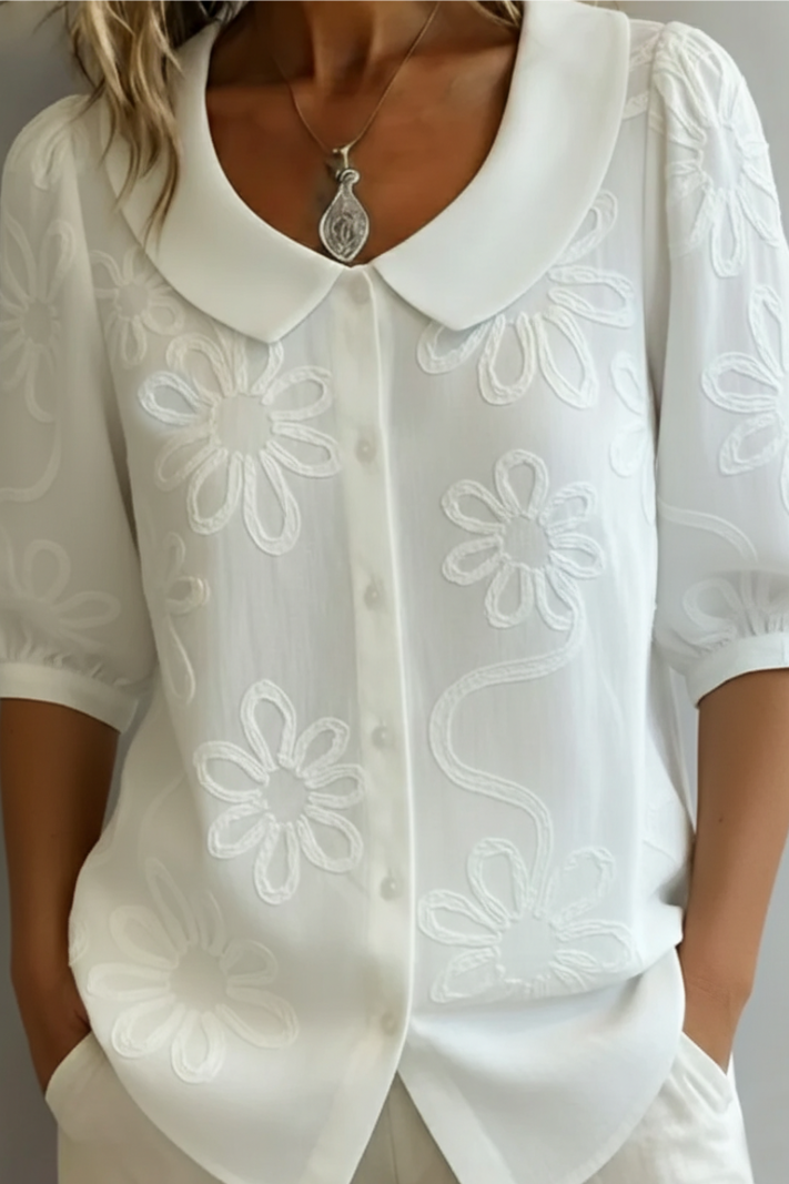 Elegant Floral Blouse