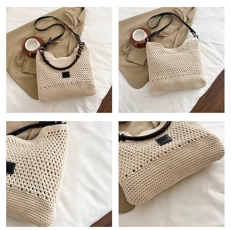 Petra™ | La Bolsa de Hombro de Perlas de Madera