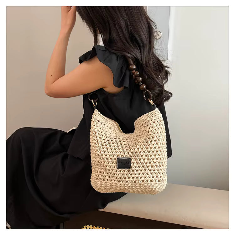 Petra™ | La Bolsa de Hombro de Perlas de Madera