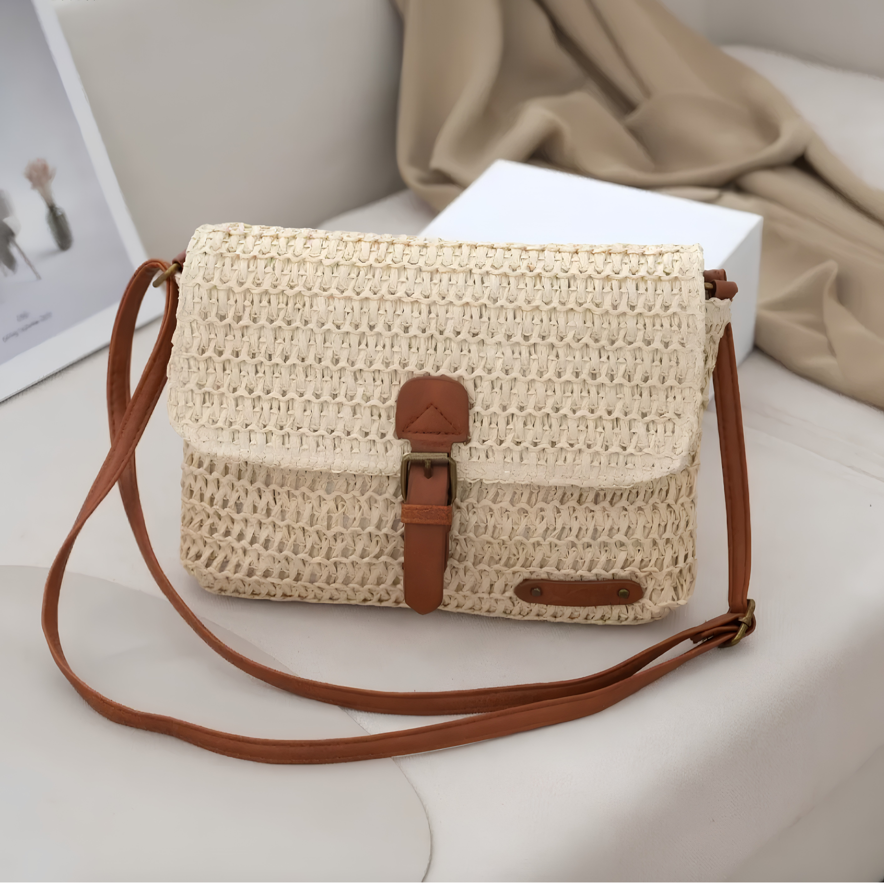 Bolso Cruzado Woven Emily