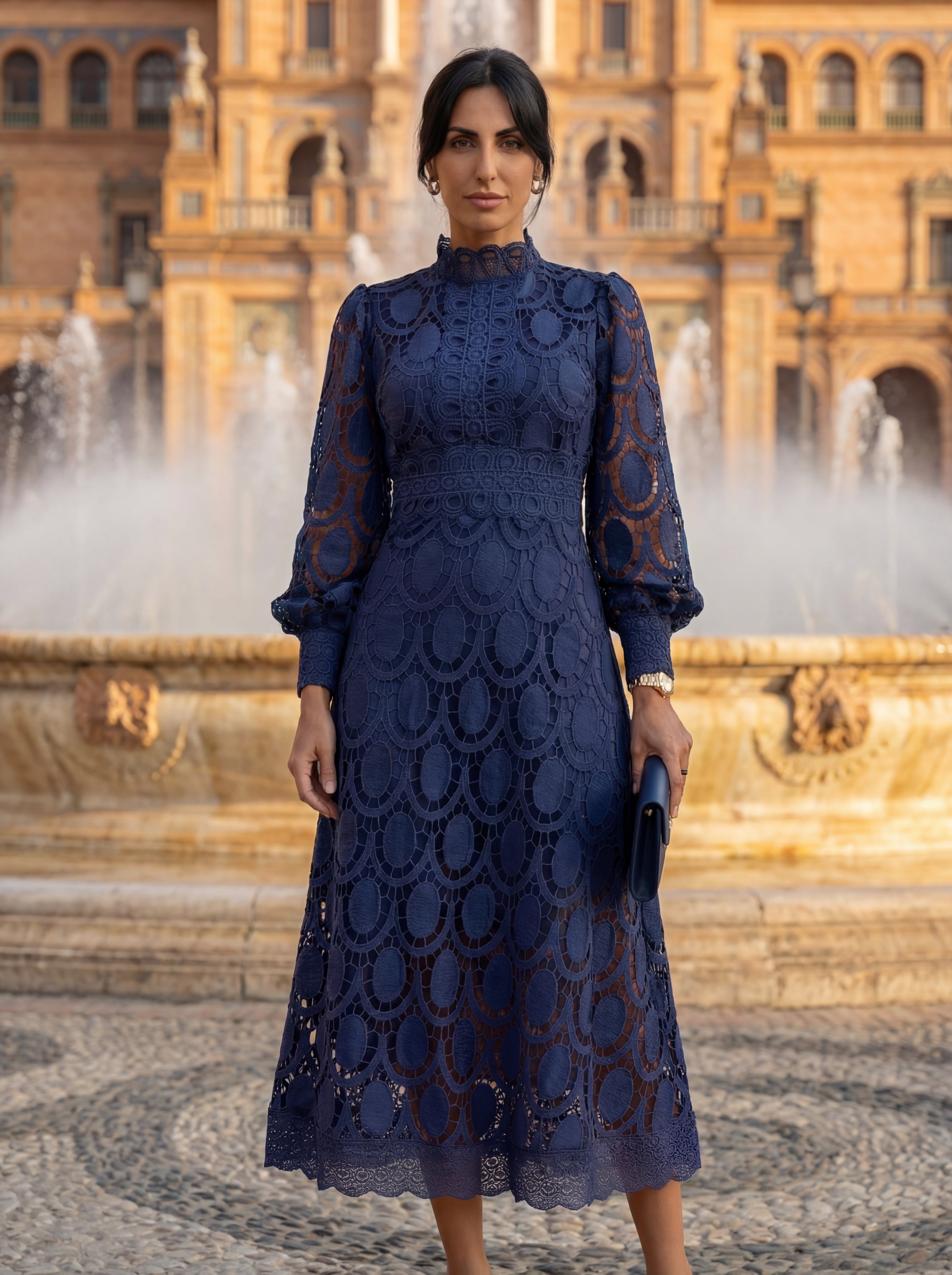 Robe Elegante Carmona en Seda – Maison Claire et Sylvie