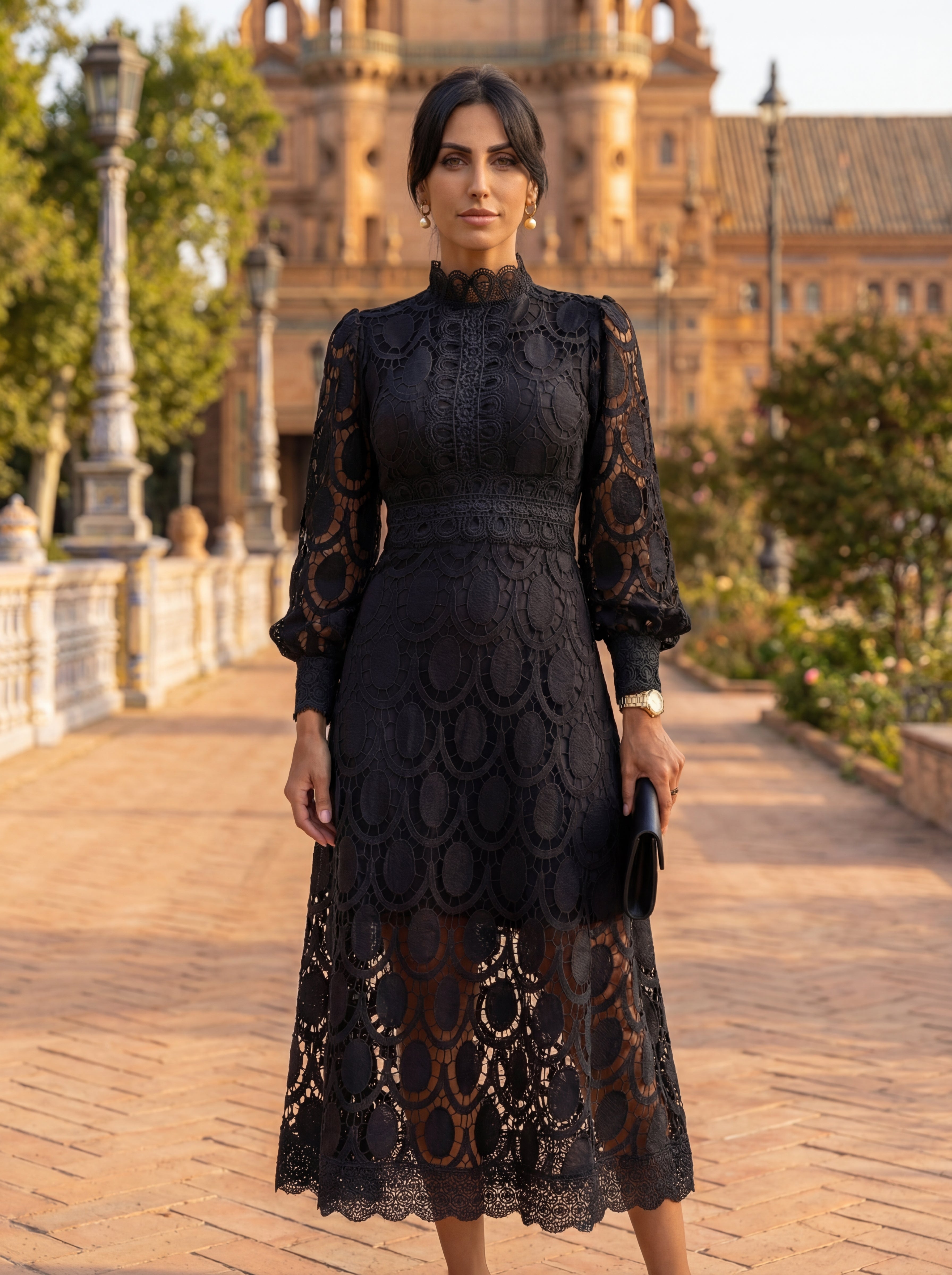 Robe Elegante Carmona en Seda – Maison Claire et Sylvie