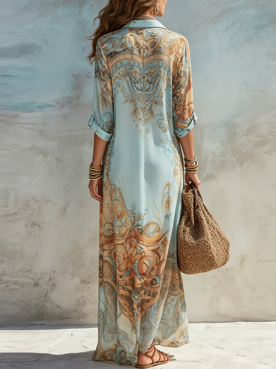 Serena | Vestido Químiser Mediterráneo