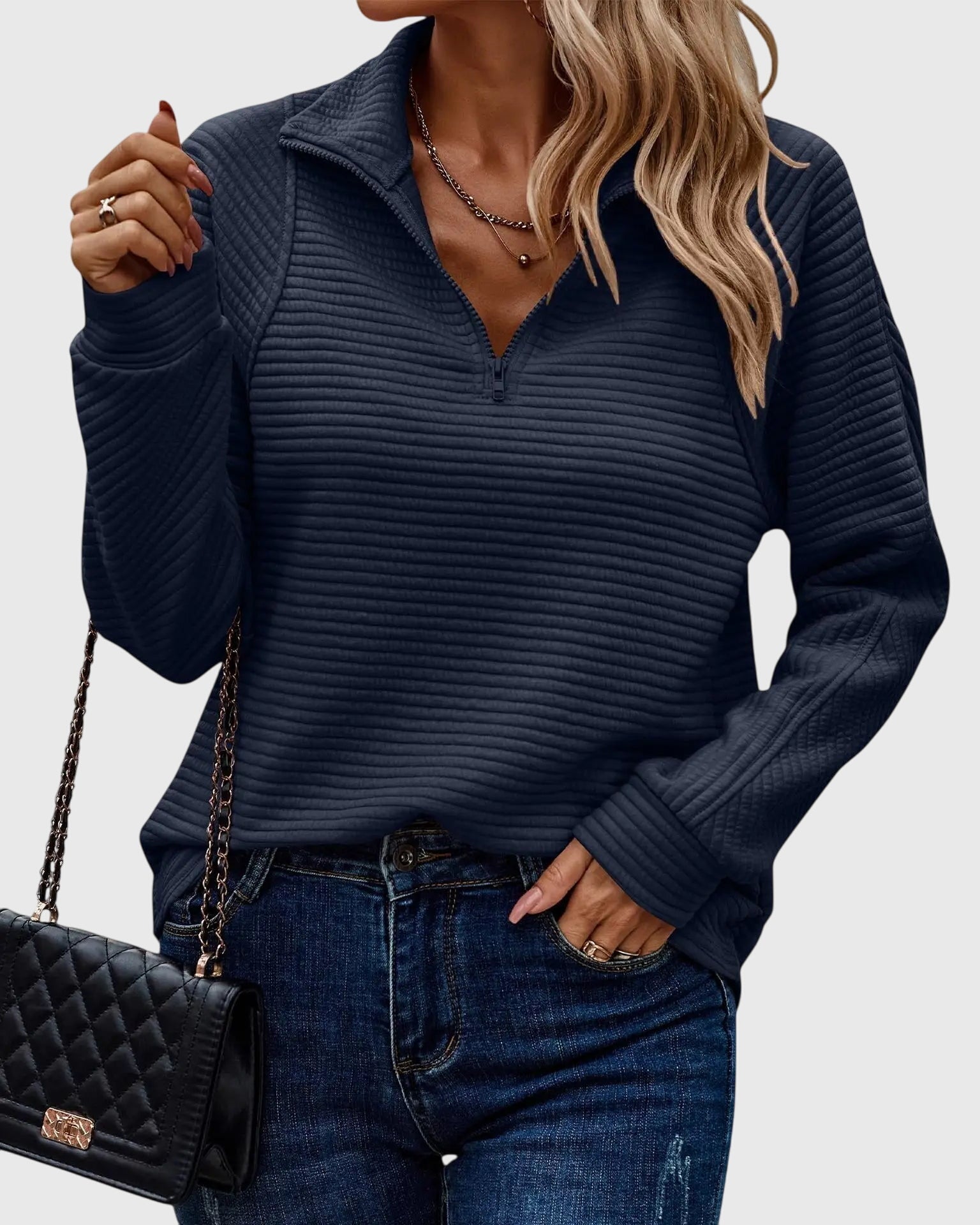 Zofia™ | Elegancki sweter z zamkiem