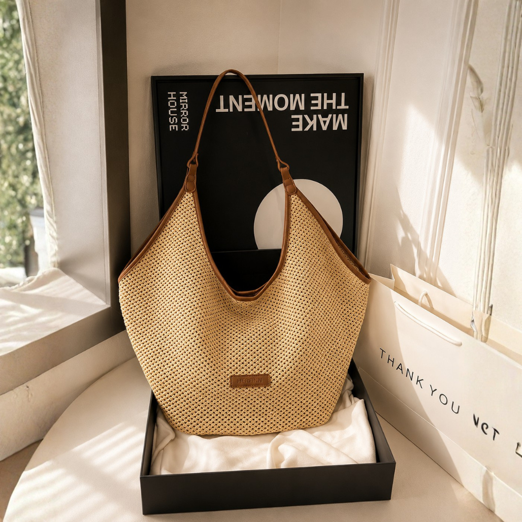 Nora | La Bolsa Hobo de Tejido Abierto