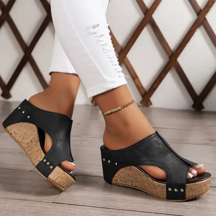 Melissa | Sandalias de cuña cómoda