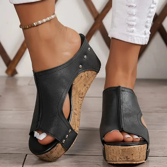 Melissa | Sandalias de cuña cómoda