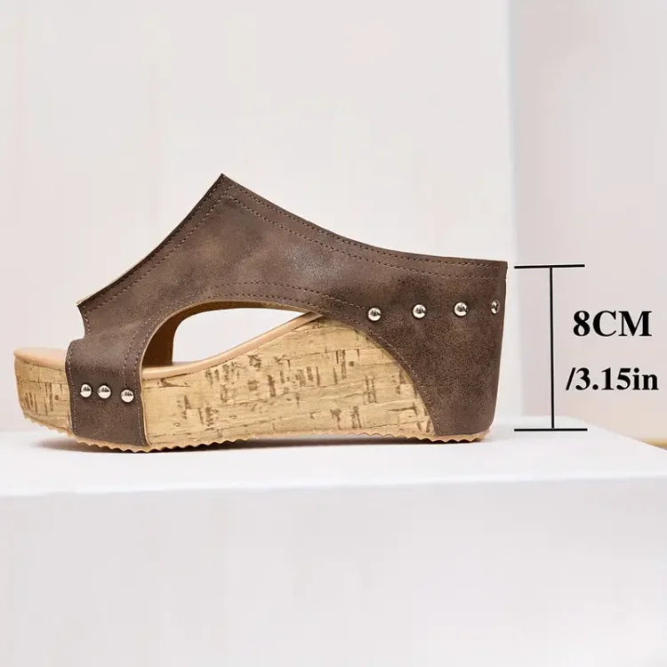 Melissa | Sandalias de cuña cómoda