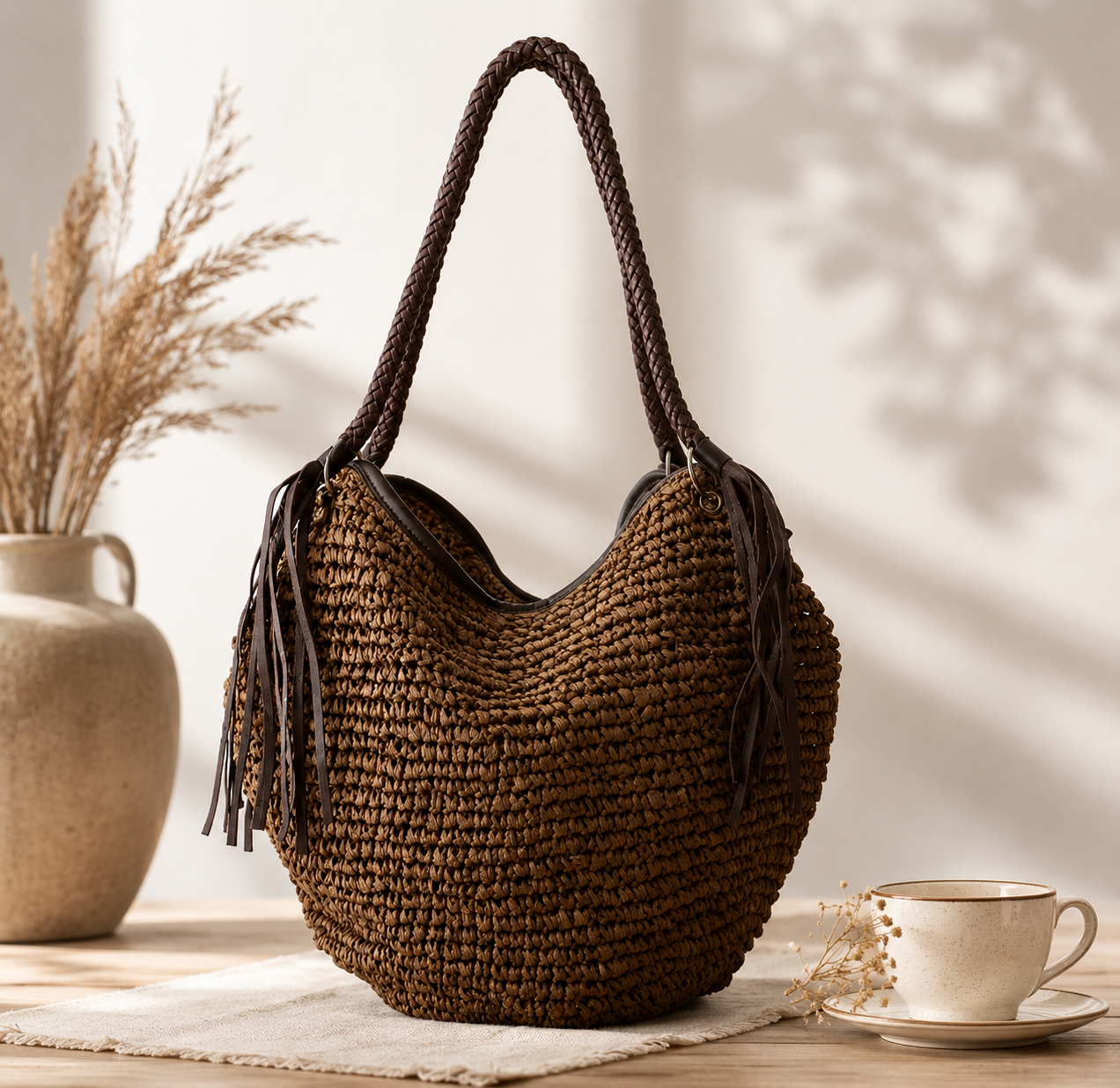 Rosie™ | El Tote Hobo con Borlas
