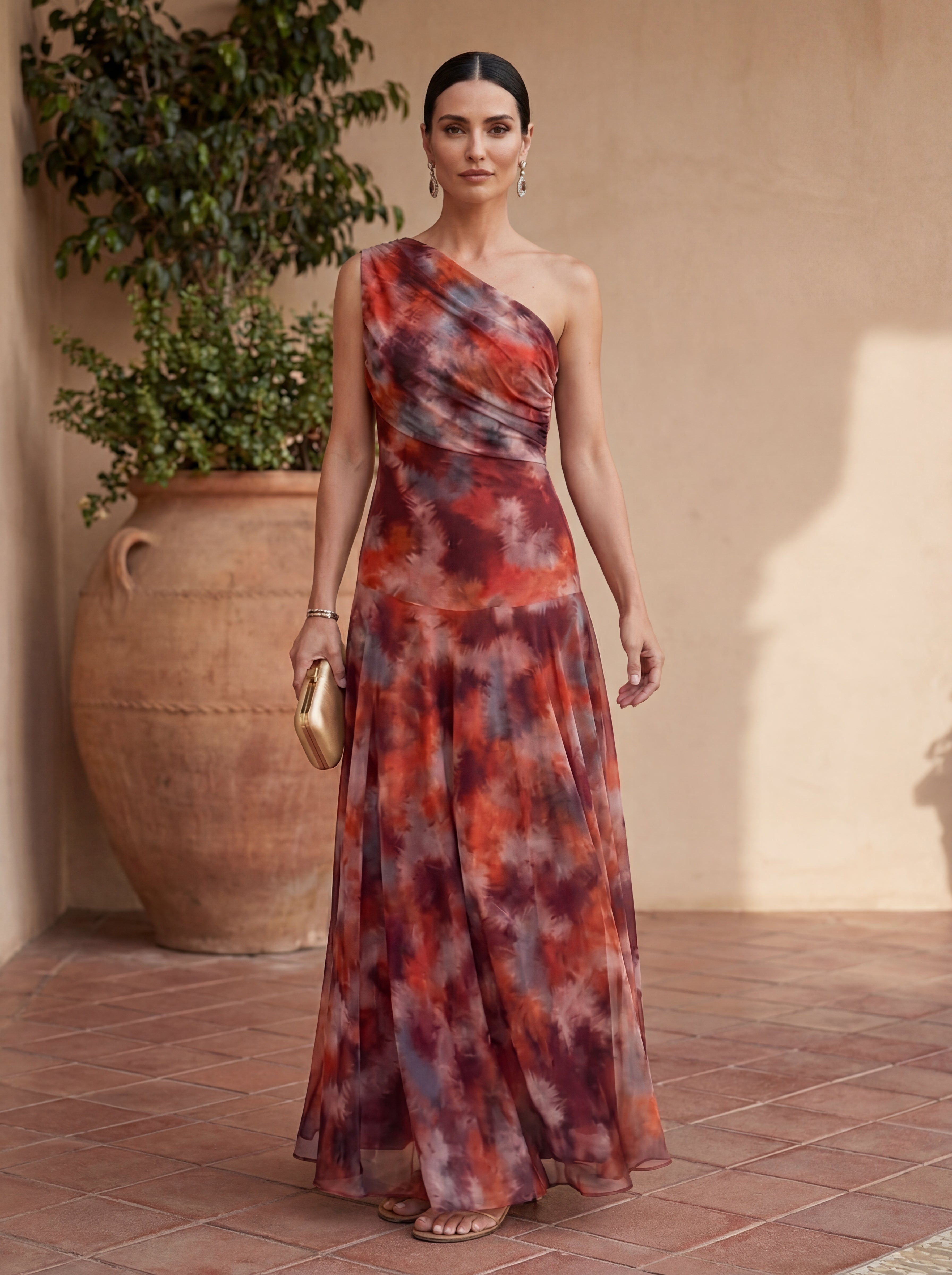 Ropa larga fluida de satén, elegancia atemporal en Maison Claire y Sylvie