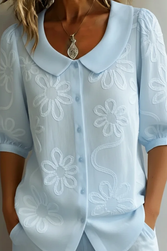 Elegant Floral Blouse