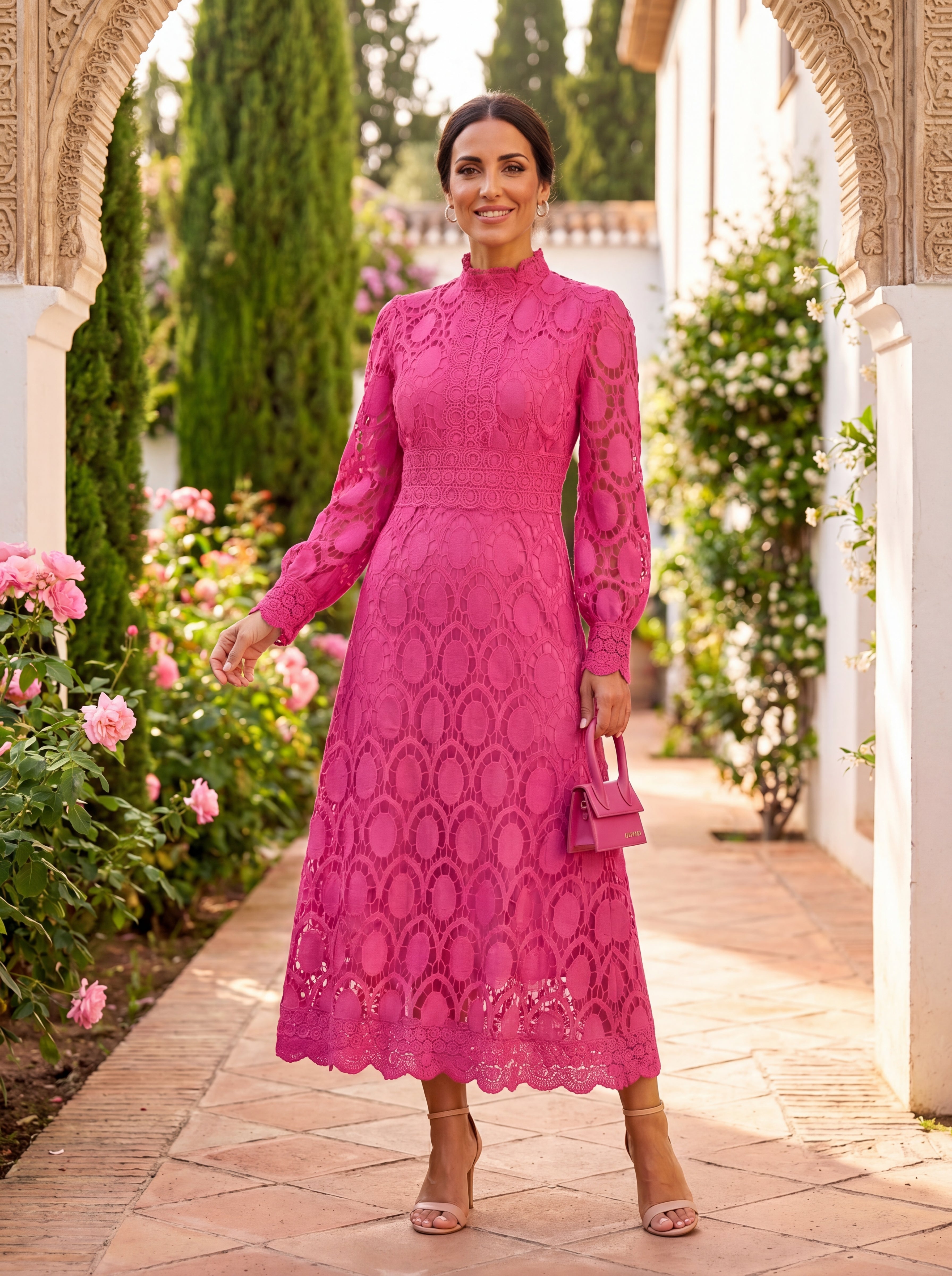 Robe Elegante Carmona en Seda – Maison Claire et Sylvie