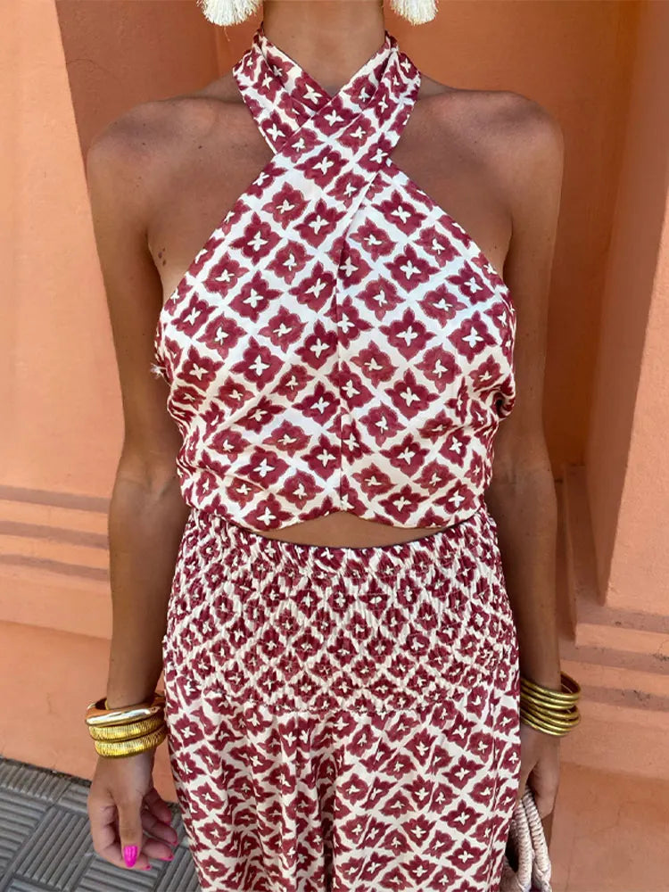 Conjunto Elegante con Hombros Descubiertos - Maison Claire y Sylvie