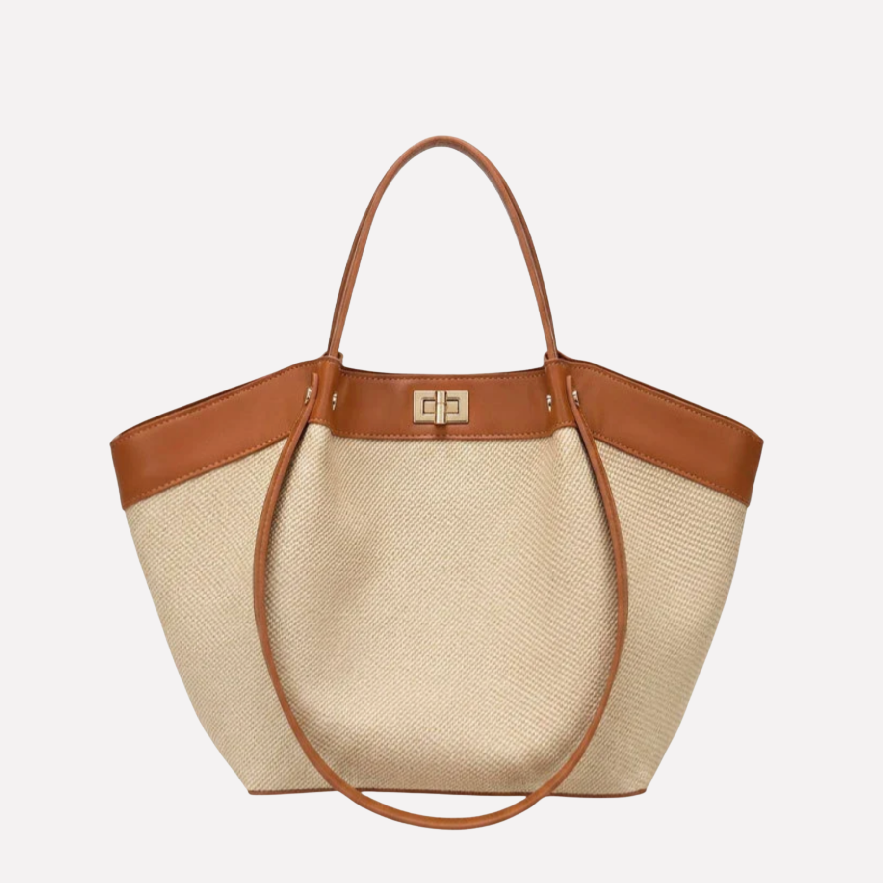 Bolso Tote Woven Mattan