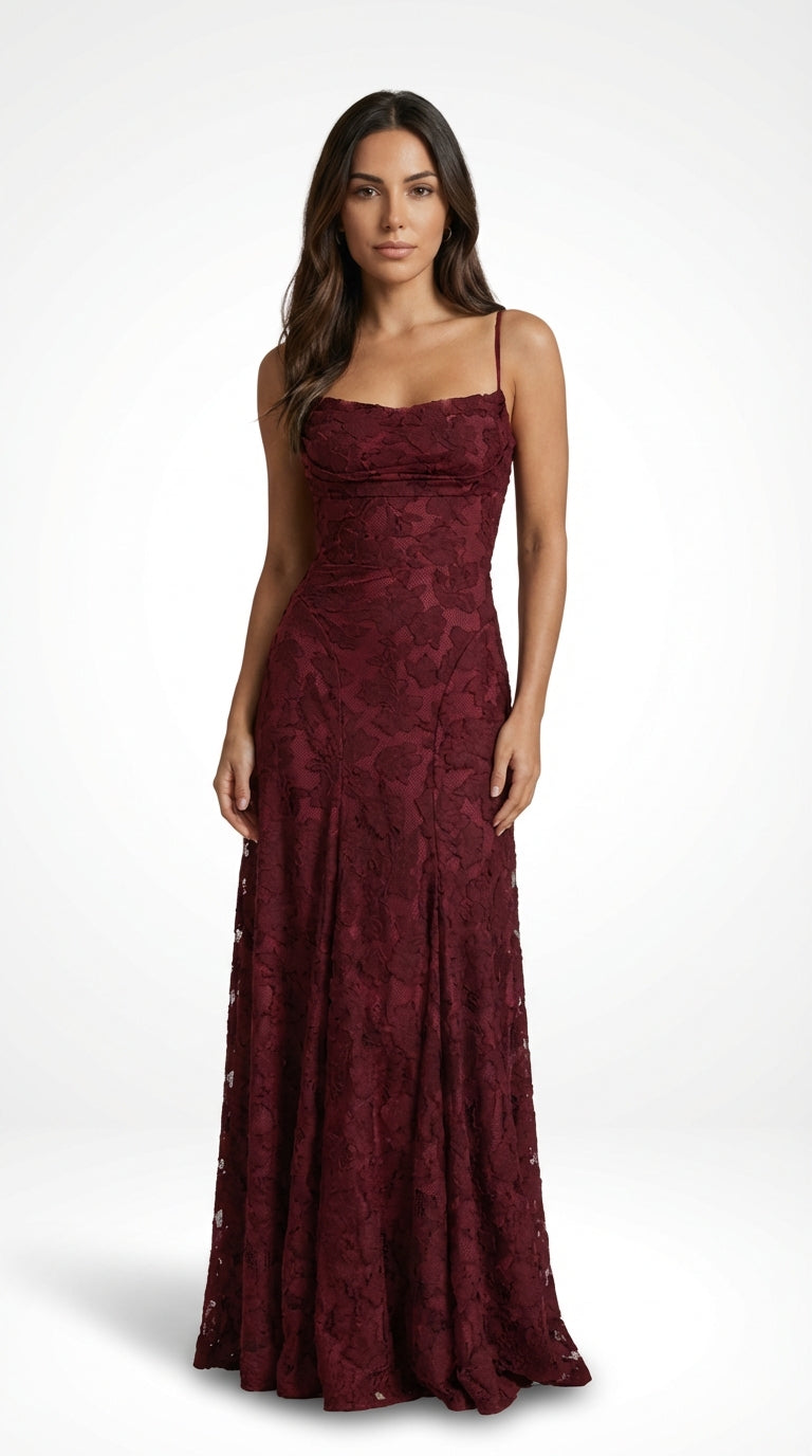 Clara Léon | Vestido largo elegante