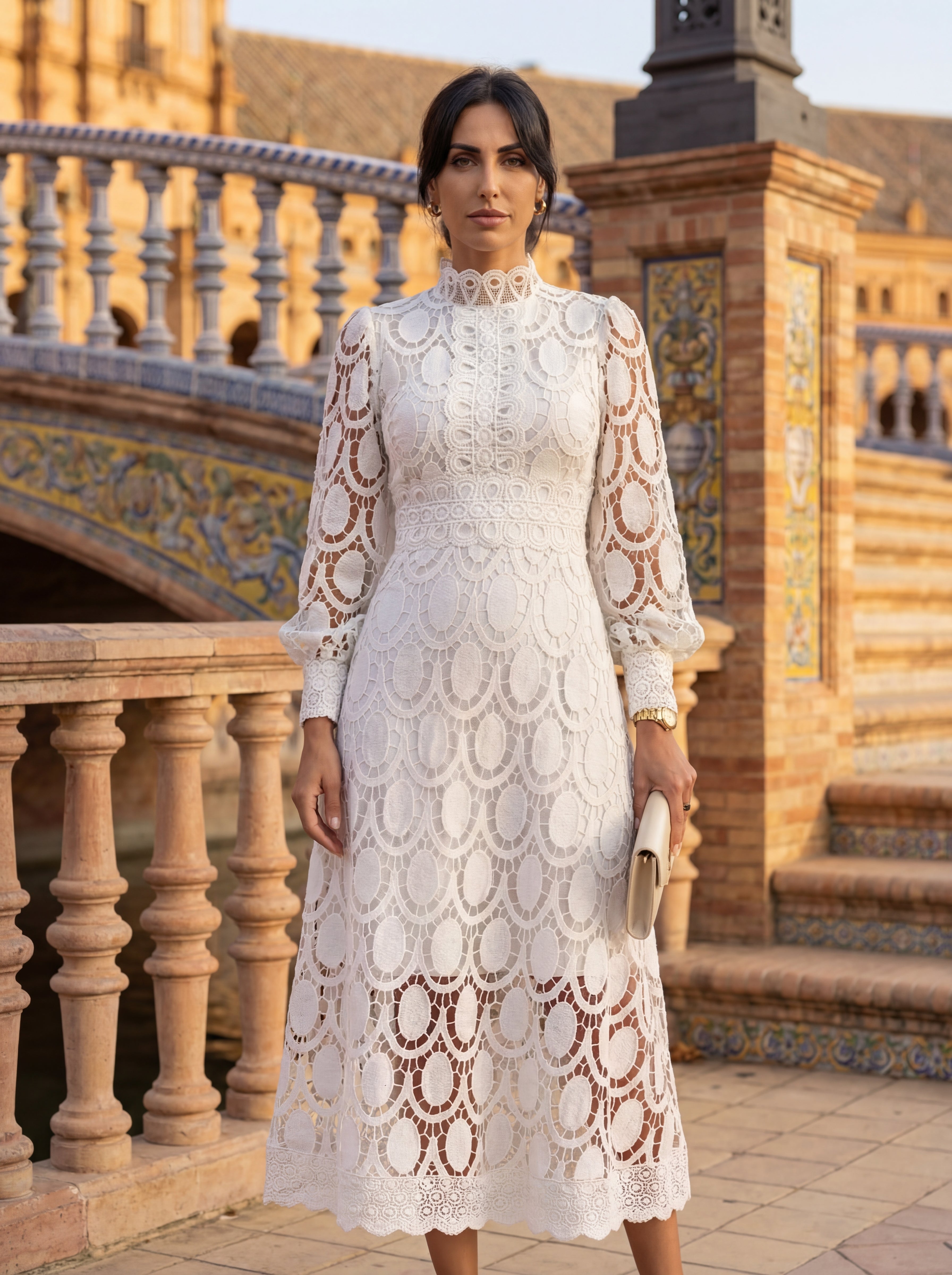Robe Elegante Carmona en Seda – Maison Claire et Sylvie