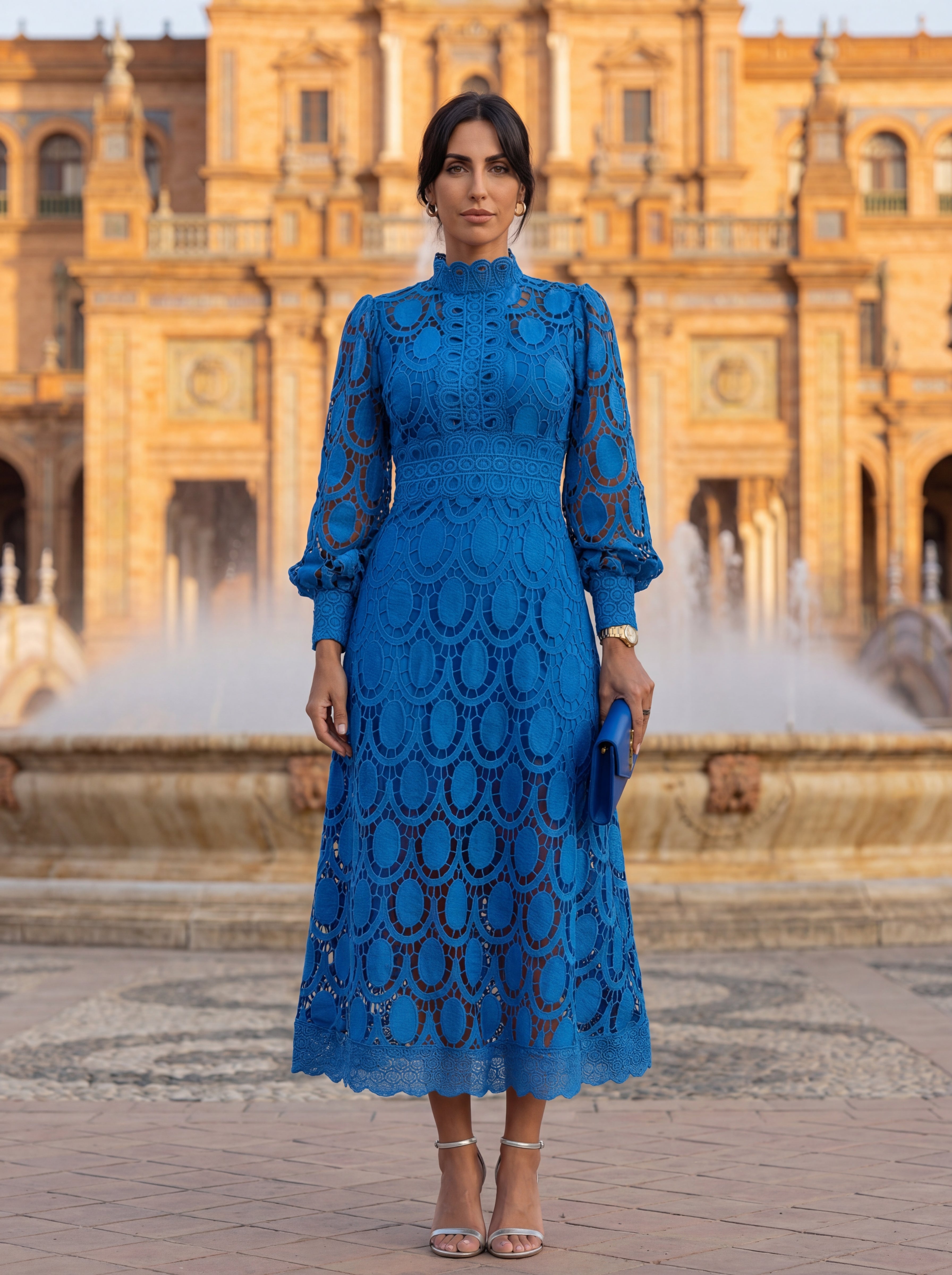 Robe Elegante Carmona en Seda – Maison Claire et Sylvie