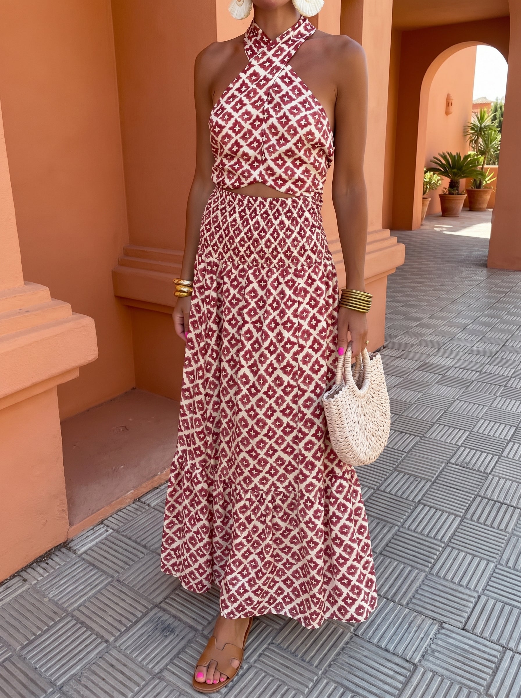 Conjunto Elegante con Hombros Descubiertos - Maison Claire y Sylvie