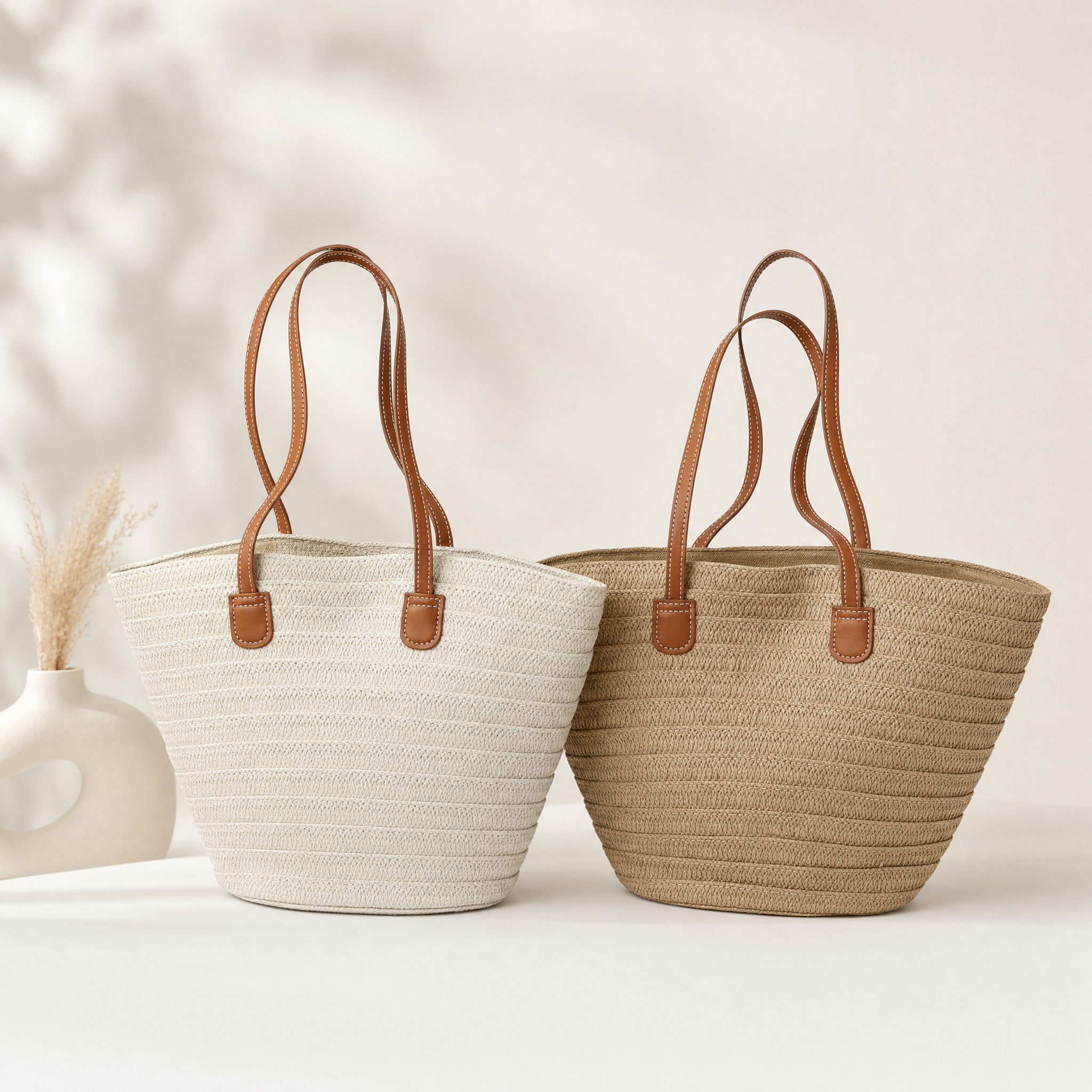 El Estelle™ | Tote de Mercado Clásico Hecho a Mano