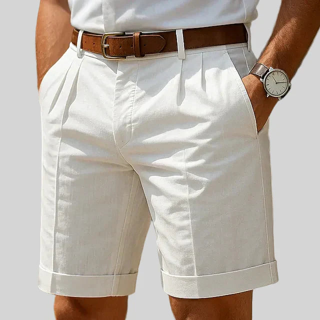 Enzo | Bermuda de Verano Plisada de Lujo para Hombre